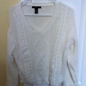 White Forever 21 sweater